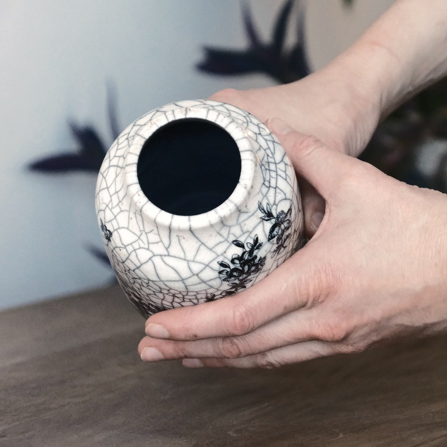 Floral Bottle Vase Small
