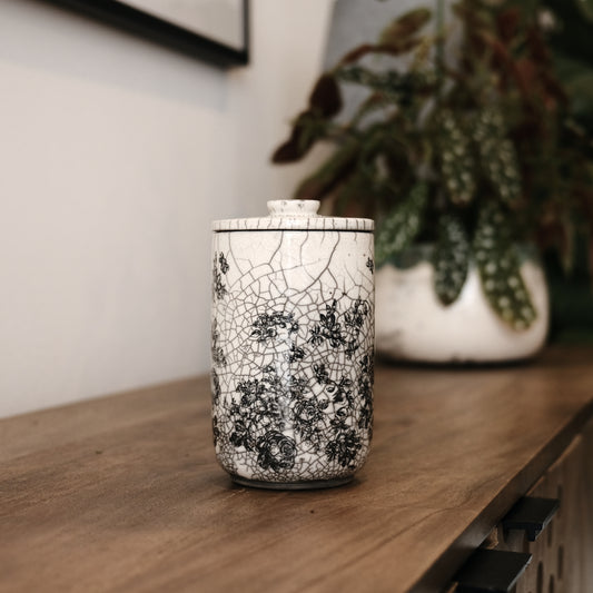 Floral Jar Tall Medium
